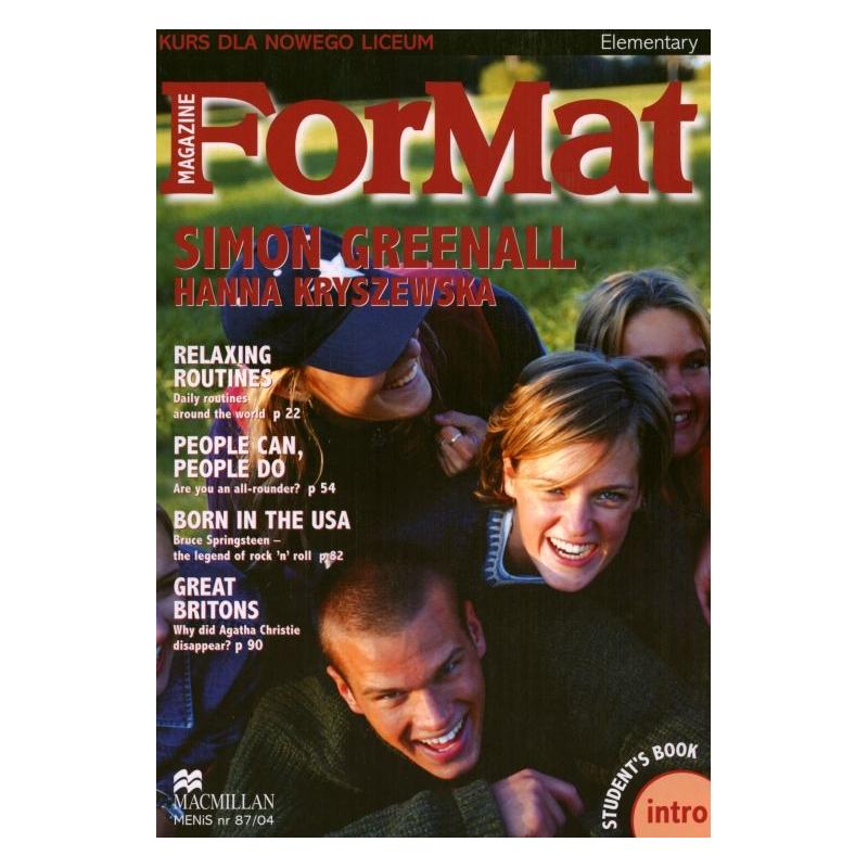 MAGAZINE FORMAT PODRĘCZNIK DLA LICEÓW
