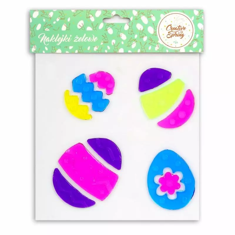 NAKLEJKI ŻELOWE 4 PISANKI - Panon