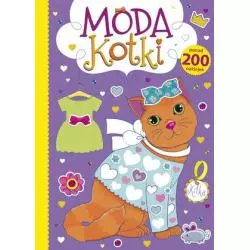 MODA KOTKI PONAD 200 NAKLEJEK