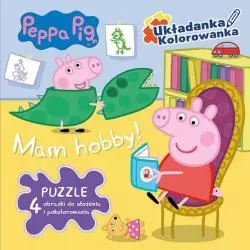 ŚWINKA PEPPA MAM HOBBY! UKŁADANKA KOLOROWANKA