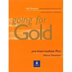 GOING FOR GOLD PRE-INTERMEDIATE MATURA MAXIMISER ĆWICZENIA + CD Sally Burgess - Pearson