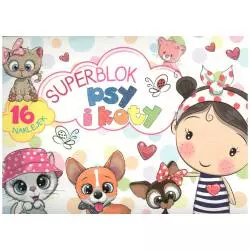 SUPERBLOK PSY I KOTY 16 NAKLEJEK