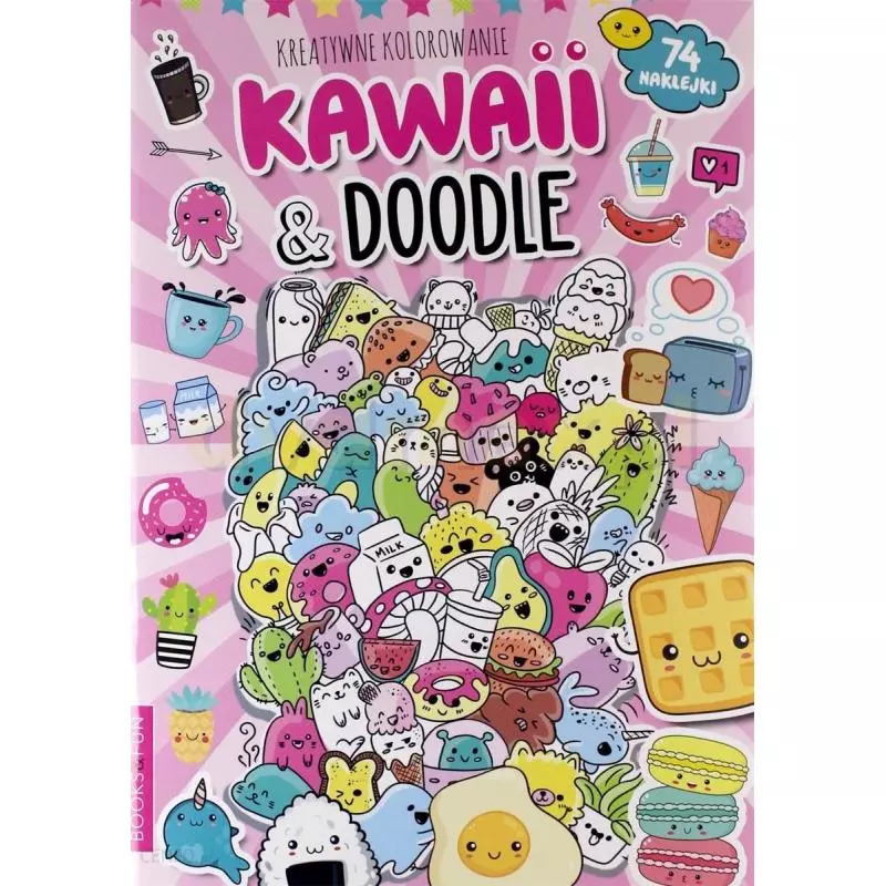 KREATYWNE KOLOROWANIE KAWII DOODLE 
