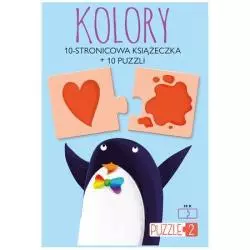 KOLORY KSIĄŻECZKA + 10 PUZZLI 