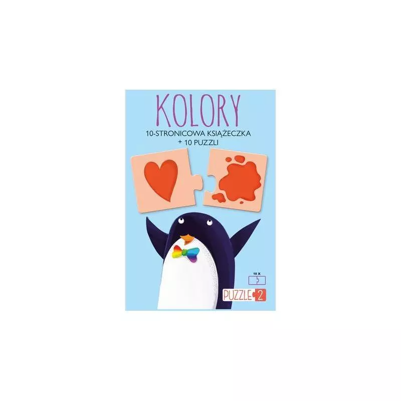 KOLORY KSIĄŻECZKA + 10 PUZZLI 