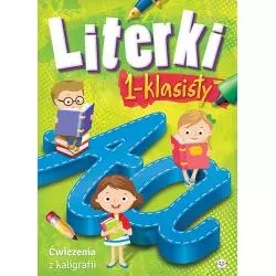 LITERKI 1-KLASISTY ĆWICZENIA Z KALIGRAFII 7+ - Aksjomat