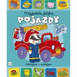 PRZYJACIELE JEŻYKA POJAZDY ODKLEJAM I NAKLEJAM - Aksjomat