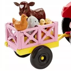 LALKA BARBIE FARMERKA NA TRAKTORZE 3+ - Mattel
