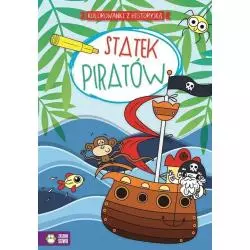 STATEK PIRATÓW KOLOROWANKI Z HISTORYJKĄ 4+ - Zielona Sowa