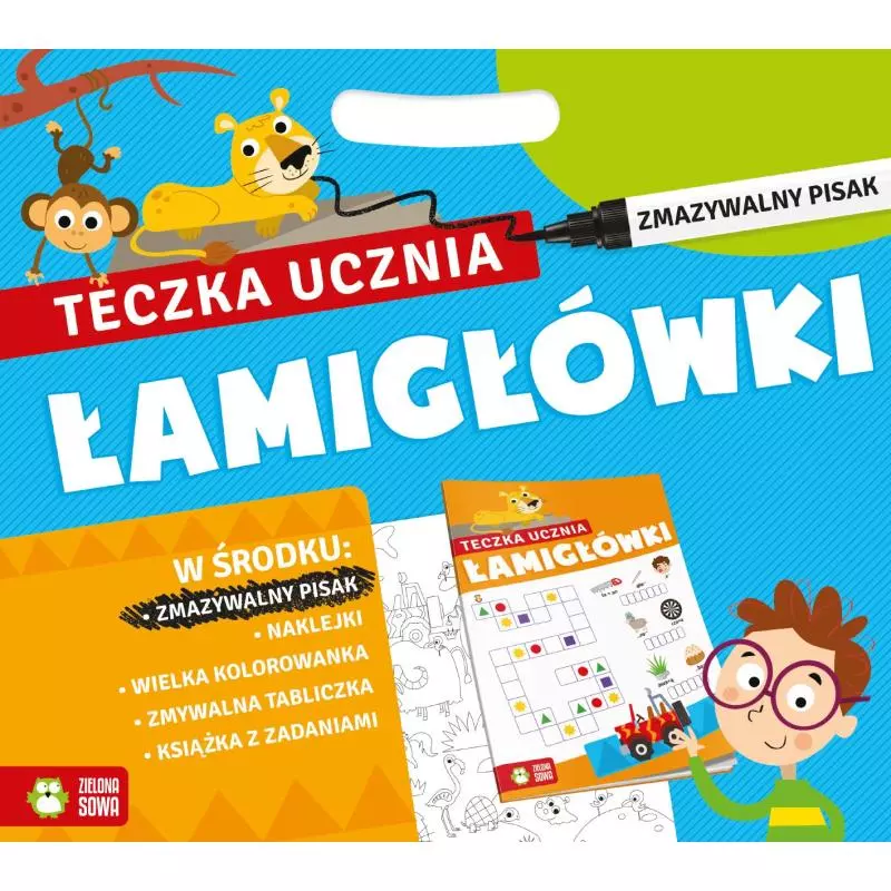 TECZKA UCZNIA. ŁAMIGŁÓWKI. 6-8 LAT. - Zielona Sowa