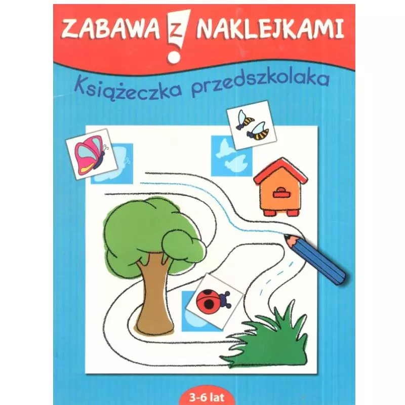 KSIĄŻECZKA PRZEDSZKOLAKA. ZABAWA Z NAKLEJKAMI. - Aksjomat