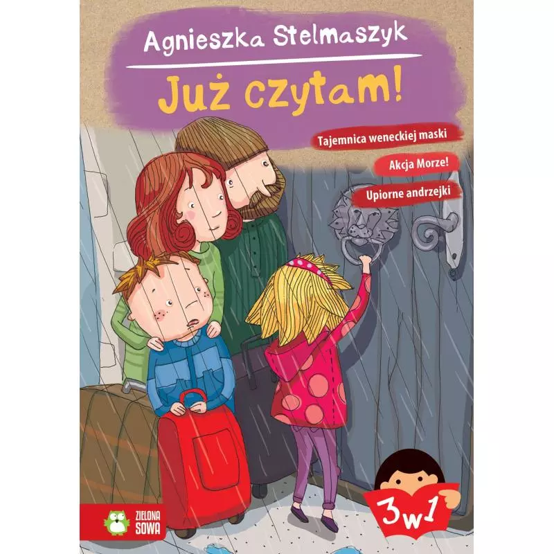 TAJEMNICA WENECKIEJ MASKI AKCJA MORZE UPIORNE ANDRZEJKI JUŻ CZYTAM 6+ Agnieszka Stelmaszyk - Zielona Sowa