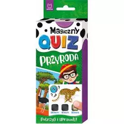 PRZYRODA MAGICZNY QUIZ POTRZYJ I SPRAWDŹ 7+ - Aksjomat