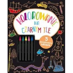 KOLOROWANIE NA CZARNYM TLE 