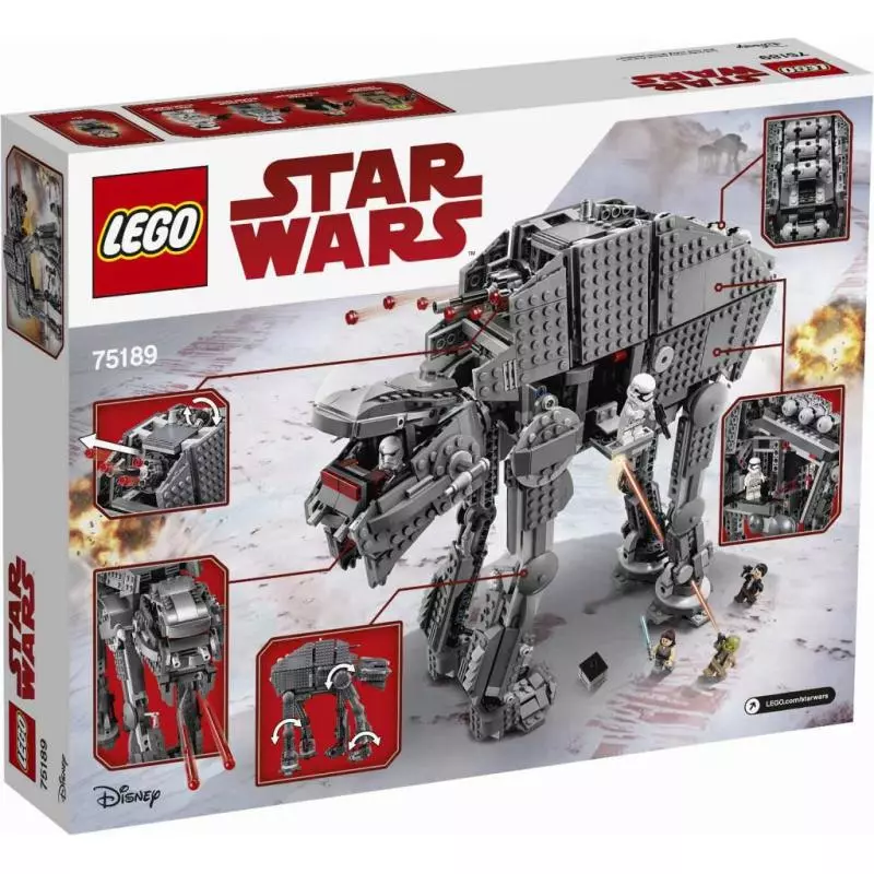 CIĘŻKA MASZYNA KROCZĄCA NAJWYŻSZEGO PORZĄDKU LEGO STAR WARS 75189 - Lego