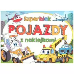 SUPERBLOK POJAZDY Z NAKLEJKAMI 