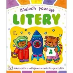 MALUCH POZNAJE LITERY. KSIĄŻECZKA Z NAKLEJKAMI. Podgórska Anna