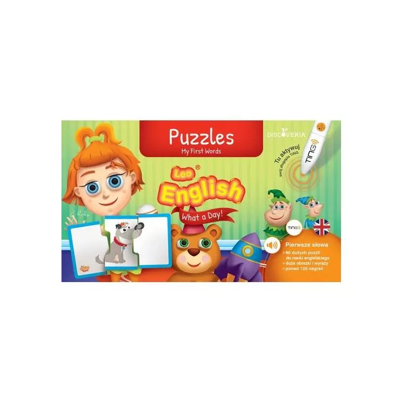 TING. LEO ENGLISH. PUZZLES. MY FIRST WORDS. - Discoveria