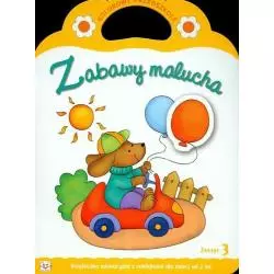 ZABAWY MALUCHA ZESZYT 3 KSIĄŻECZKA EDUKACYJNA Z NAKLEJKAMI DLA DZIECI OD 2 LAT Anna Podgórska - Aksjomat