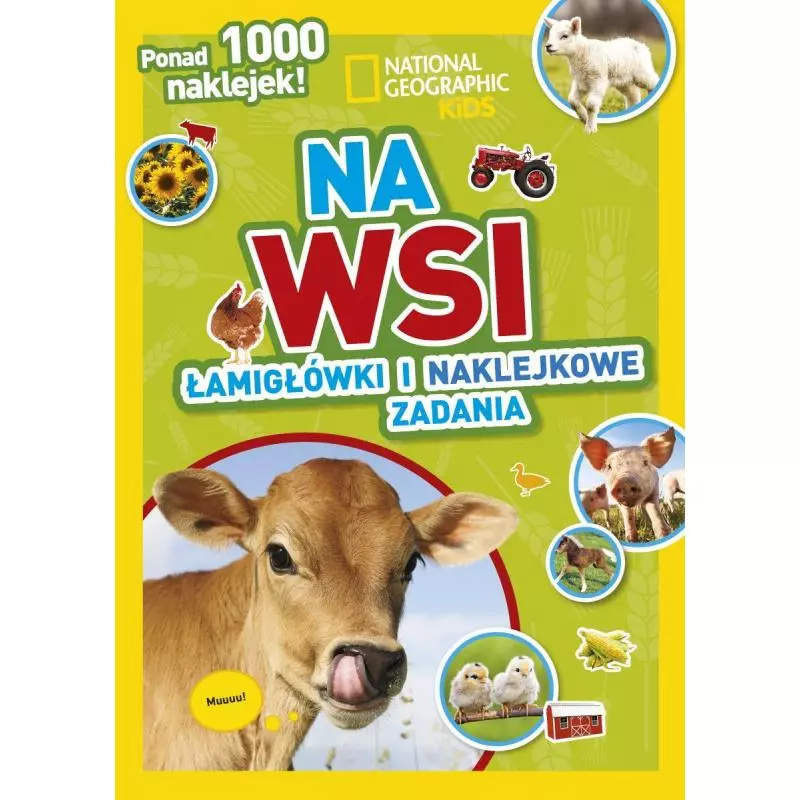 NATIONAL GEOGRAPHIC KIDS NA WSI ŁAMIGŁÓWKI I NAKLEJKOWE ZADANIA 