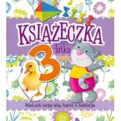 KSIĄŻECZKA 3-LATKA. MALUCH UCZY SIĘ, BAWI I NAKLEJA. 