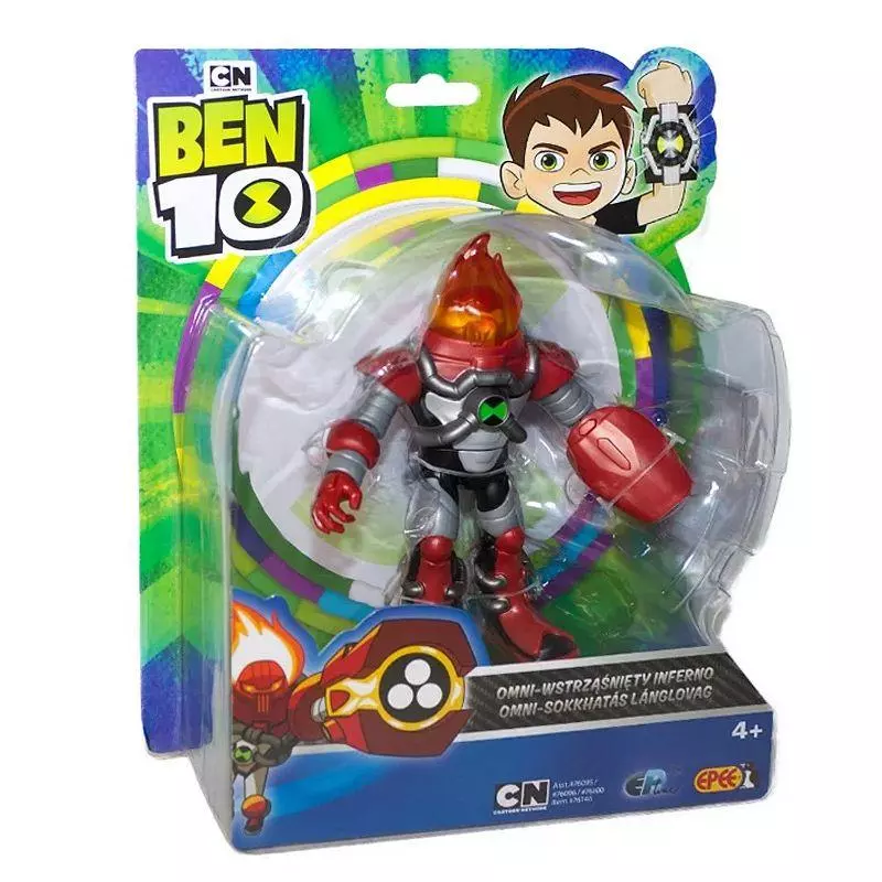 BEN 10 FIGURKA OMNI WSTRZĄŚNIĘTY INFERNO 4+