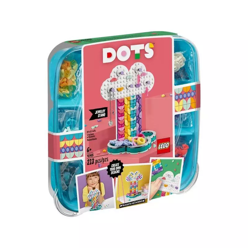 TĘCZOWY STOJAK NA BIŻUTERIĘ LEGO DOTS 41905