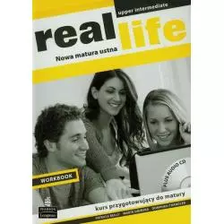 REAL LIFE UPPER-INTERMEDIATE. MATURA USTNA. ĆWICZENIA +CD. JĘZYK ANGIELSKI. LICEUM, TECHNIKUM. Cunnigham Sarah - Pearson