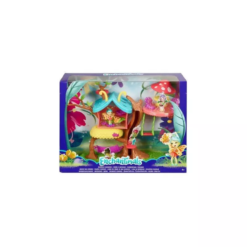 ENCHANTIMALS MOTYLKOWY DOMEK DLA LALEK KWITNCY OGRÓD 4+ ENCHANTIMALS MOTYLKOWY DOMEK DLA LALEK KWITNCY OGRÓD 4+