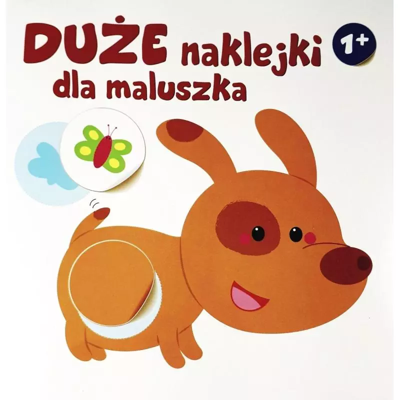 PIESEK. DUŻE NAKLEJKI DLA MALUSZKA 1+ - Yoyo Books