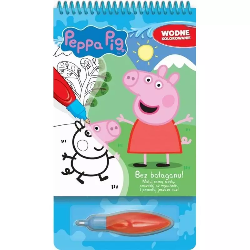 ŚWINKA PEPPA WODNE KOLOROWANIE BEZ BAŁAGANU ŚWINKA PEPPA WODNE KOLOROWANIE BEZ BAŁAGANU