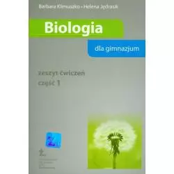 BIOLOGIA. ZESZYT ĆWICZEŃ 1 Barbara Klimuszko - ŻAK- Wydawnictwo Edukacyjne