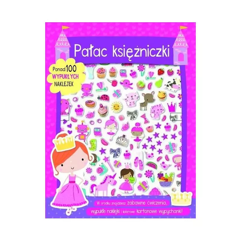 PAŁAC KSIĘŻNICZKI PONAD 100 WYPUKŁYCH NAKLEJEK 