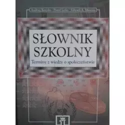 SŁOWNIK SZKOLNY. TERMINY Z WIEDZY O SPOŁECZEŃSTWIE. Andrzej Korytko - WSiP