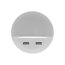 LAMPK NOCNA DO GNIAZDKA LED LEDVANCE LUNETTA Z 2XUSB 13W