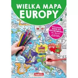 WIELKA MAPA EUROPY - Martel