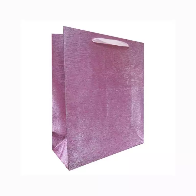 TORBA PREZENTOWA GLITTER RÓŻOWA - Panon