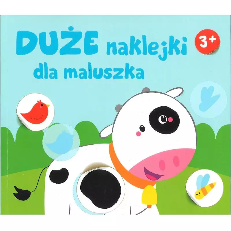 KRÓWKA. DUŻE NAKLEJKI DLA MALUSZKA 3+ - Yoyo Books