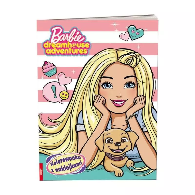 BARBIE DREAMHOUSE ADVENTURES KOLOROWANKA Z NAKLEJKAMI 