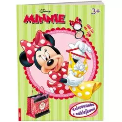 MINNIE KOLOROWANKA Z NAKLEJKAMI 