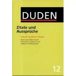 DUDEN 12 ZITATE UND AUSSPRUCHE - Langenscheidt