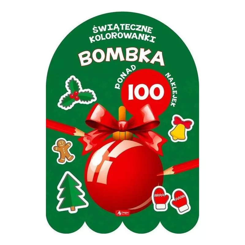 BOMBKA KOLOROWANKA Z NAKLEJKAMI 