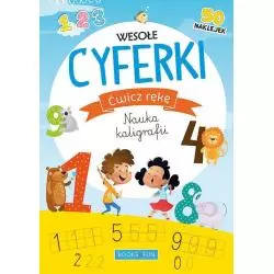 WESOŁE CYFERKI ĆWICZ RĘKĘ NAUKA KALIGRAFII - Books and Fun