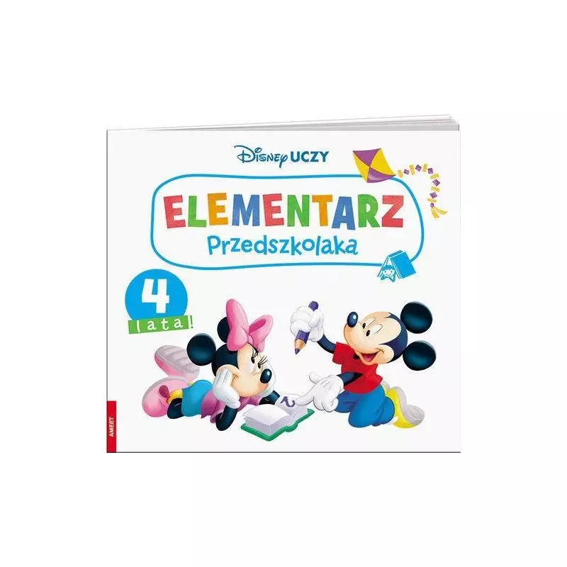 DISNEY UCZY MIKI ELEMENTARZ PRZEDSZKOLAKA 4+ - Ameet