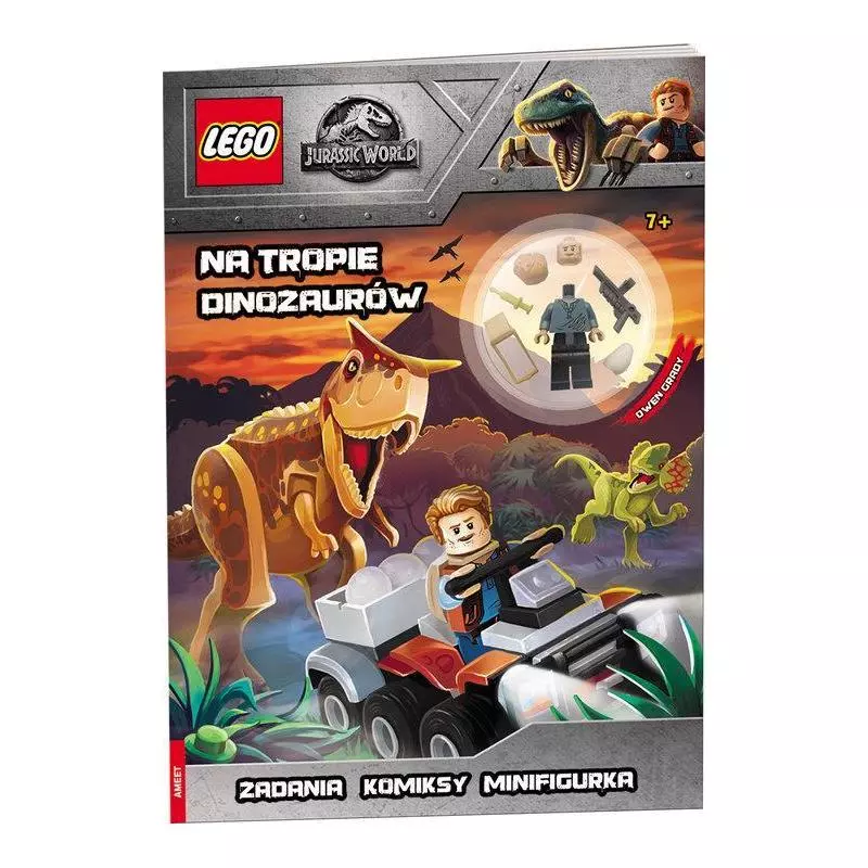 LEGO JURASSIC WORLD NA TROPIE DINOZAURÓW + FIGURKA 7+ - Ameet