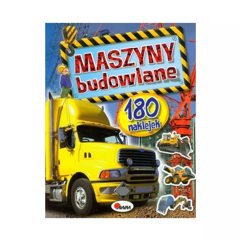 MASZYNY BUDOWLANE 180 NAKLEJEK - AWM