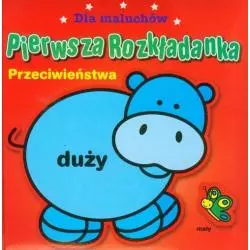 PIERWSZA ROZKŁADANKA PRZECIWIEŃSTWA DLA MALUSZKA - Yoyo Books