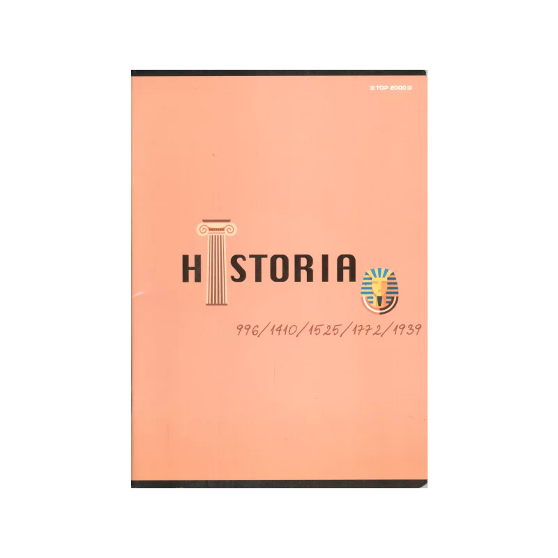 ZESZYT W KRATKĘ A5 60 KARTEK MARGINES HISTORIA - Hamelin