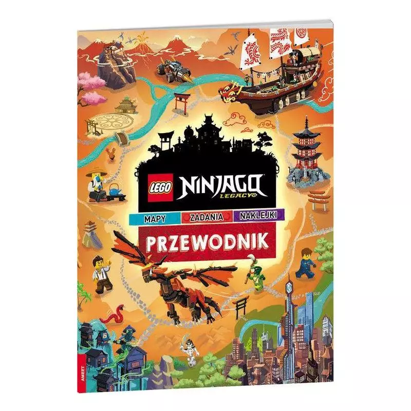 LEGO NINJAGO PRZEWODNIK MAPY ZADANIA NAKLEJKI - Ameet