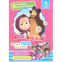 MASZA I NIEDŹWIEDŹ PONAD 100 NAKLEJEK ZNAJDŹ I PRZYKLEJ - Derform